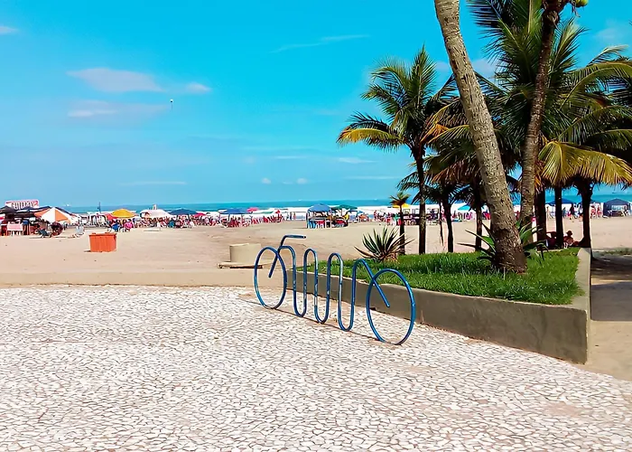 Cantinho Do Sossego, Studio Tranquilo A 5 Min Da Praia Aviacao Pg Sp